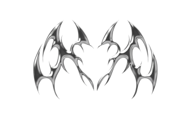 Soyut Neo Kabilesi Krom elementi şeffaf arkaplan