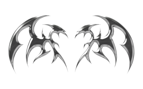 Soyut neo kabile krom elementi