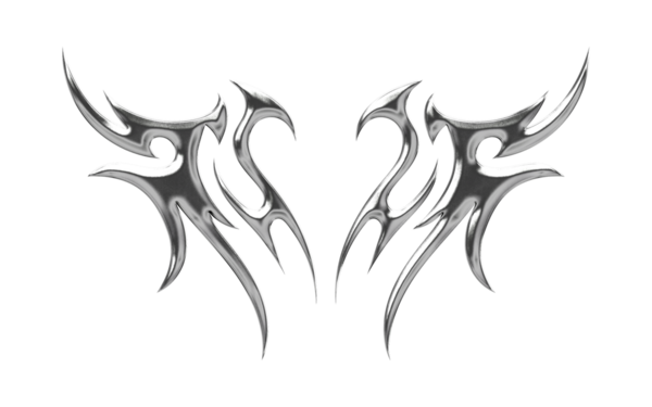 Soyut neo kabile krom elementi