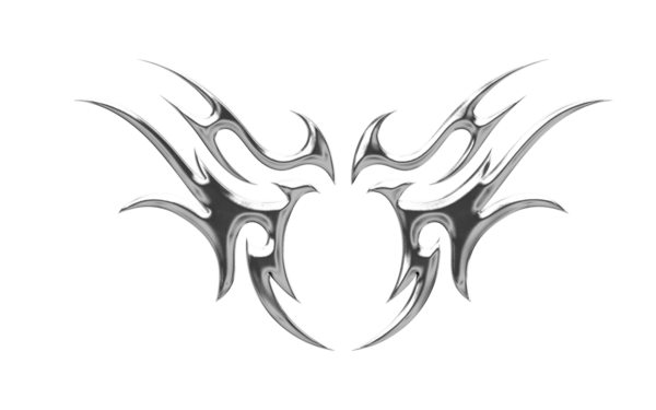 Soyut neo kabile krom elementi