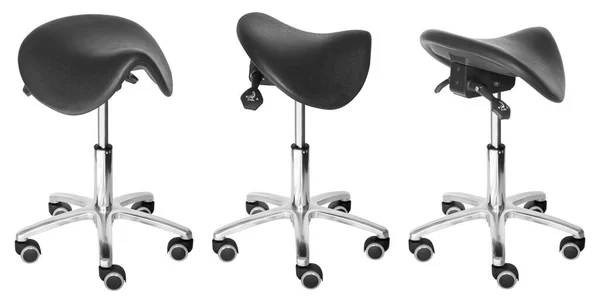 Düzgün durabilmek için sandalye. Arkaplandan izole edilmiş