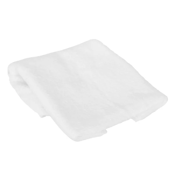 stock image White textile towel. Isolated from the background