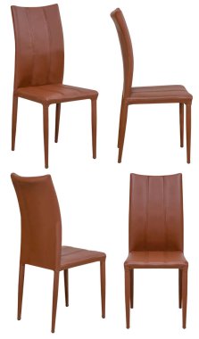 Ev ya da kafe için dışkı. İç mekanın bir parçası. Arka plandan izole edilmiş. Farklı açılarla.