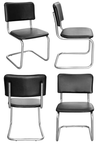 Stool for office or home. An element of the interior. Isolated from the background. In different angles