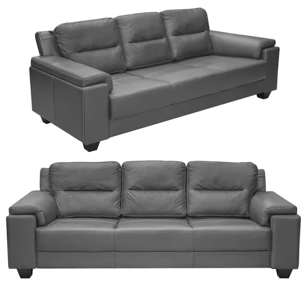 Sofa for office or home. Isolated from the background. In different angles. Interior element