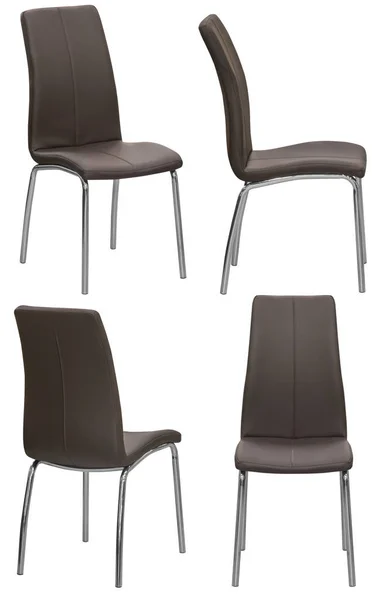 办公用椅子或家用椅子 内部因素 与背景隔离 从不同的角度 — 图库照片