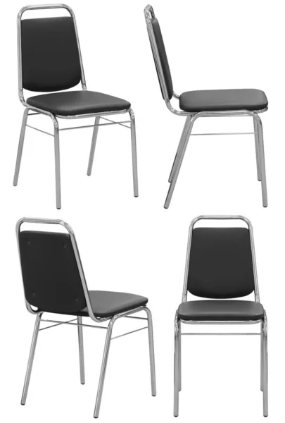 Ofis koltuğu. İç mekan. Arka plandan izole edilmiş. Farklı açılardan.