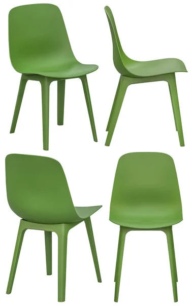 stock image Designer modern chair for home or cafe. Isolated from the background. Interior element. From different angles