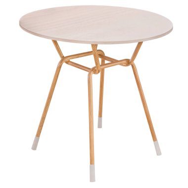 Yüksek bar masası. İç mekan elementi. Arkaplandan izole edilmiş