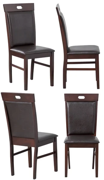Kafe Için Sandalye Mekan Elementi Arka Plandan Izole Edilmiş Farklı — Stok fotoğraf