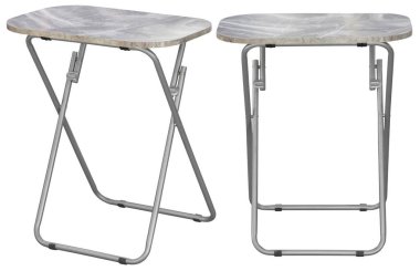 Kahve masası. İç mekan elementi. Arkaplandan izole edilmiş