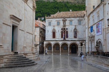 Dubrovnik, Hırvatistan, 15 Eylül 2023: Eski kentin manzarası