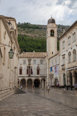 Dubrovnik, Hırvatistan, 15 Eylül 2023: Eski kentin manzarası