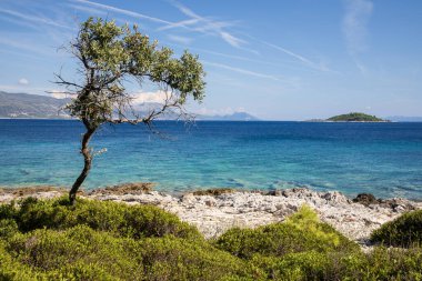 Hırvatistan 'ın Dalmaçya kıyısındaki Korcula Adası açıklarındaki Badija Adası