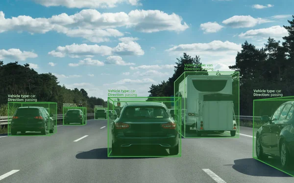 Autonomous vehicle vision with system recognition of cars