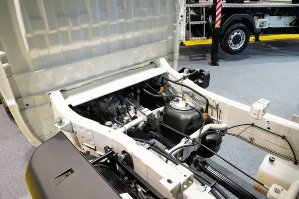 Camion Con Serbatoio Gas Naturale Compresso Cng Foto Alta Qualità — Foto Stock