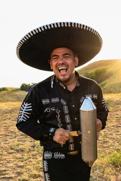 Meksikalı Müzisyen Mariachi Guira — Stok fotoğraf