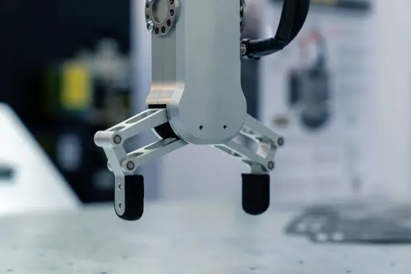 Robot Manipulation Moderne Bras Robotique Usine Intelligente — Photo