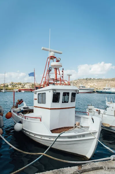 그리스 크레타섬 어선들 — 스톡 사진