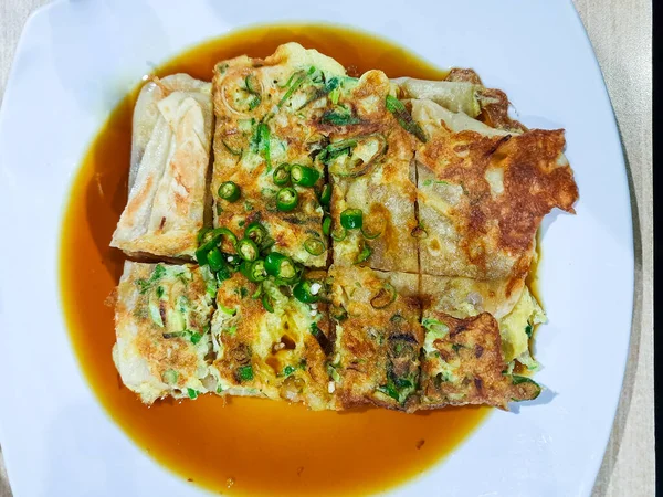 Martabak Mesir food which is one of Indonesian culinary foods