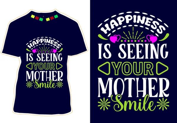 Happy Mothers Day Shirt Design — Stockvektor