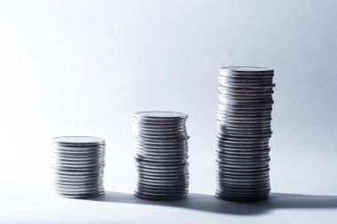 Silver coins in the stacks