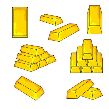 Düz simge altın çubuğu sosyal medya içeriği için iyidir, soyut arkaplan, duvar kağıdı, yazdırma, modelleme, 