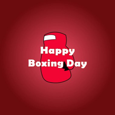 Vektör pankart boks günü şablonu web sitesi, tasarım, duvar kağıdı, arkaplan, sosyal medya içeriği, yazdırma, modelleme için iyi