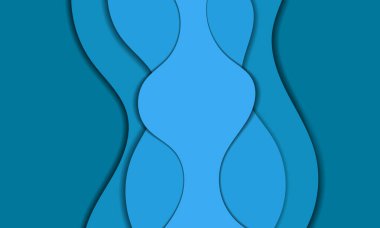 Soyut arkaplan ile kağıt kesimi tasarımı. İş sunumları, afişler, el ilanları, posterler ve davetiyeler için vektör tasarımı. Renkli renk