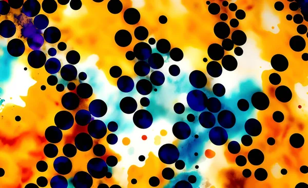 light blue, yellow vector pattern with spheres.