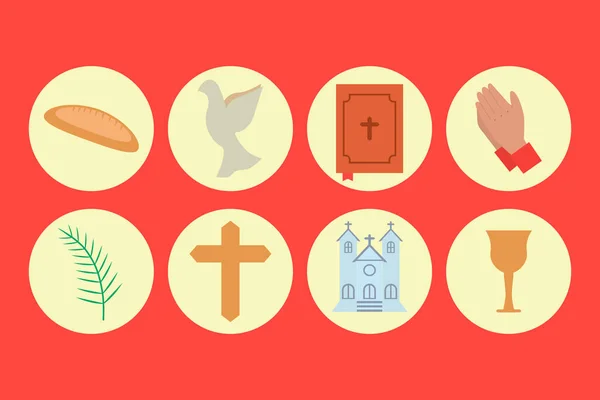 Lent Icon Symbol Design Vector Flat Modern Isolated Illustration — Stock Vector