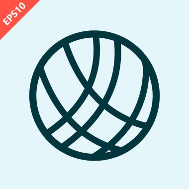 bocce topu tasarım vektörü düz modern izole görüntü