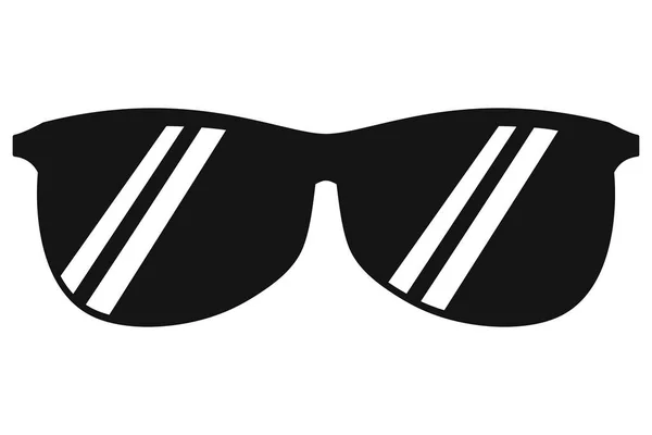 Solglasögon Ikon Design Vektor Platt Modern Isolerad Illustration — Stock vektor