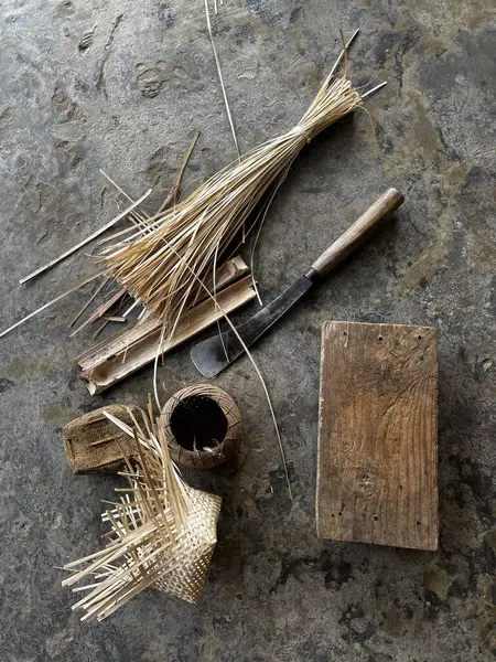 The Tribal people of Tripura make various types of furniture from bamboo.