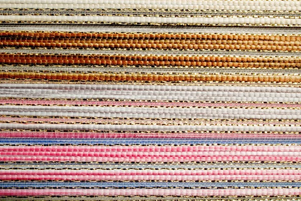 Tkaná Textura Vícebarevné Pozadí Bezešvé Textilie Pozadí — Stock fotografie