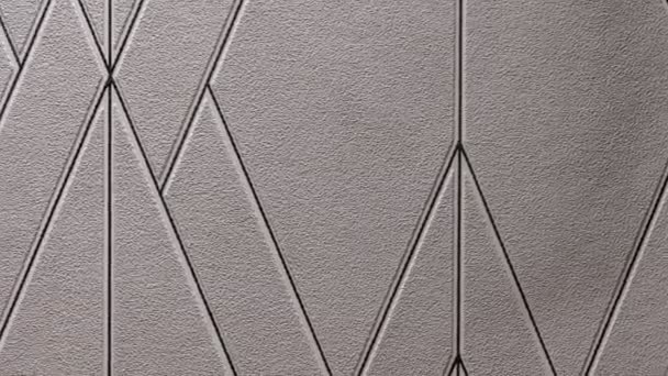 Texture Géométrique Papier Peint Gris Pour Fond — Video