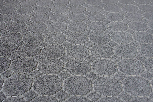 Geometric texture of grey wallpaper for background.
