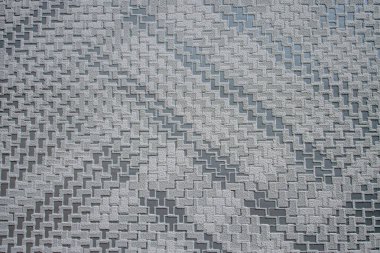 Özyineleme ve çizgilerle sıralanmış soyut geometrik dokular