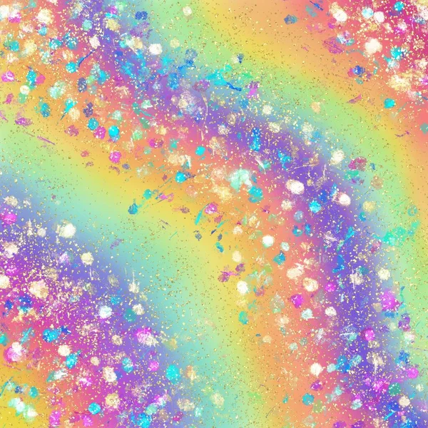 夢のパステル虹デジタル背景 — ストック写真