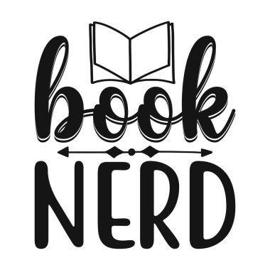 Kitap delisi, moda grafikleri için vektör çizimi, tişört baskısı, posterler, çıkartmalar.