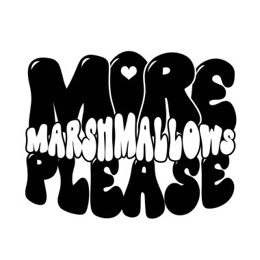 Daha fazla lokum lütfen yazıcı için vektör illüstrasyonu, vektör tasarımı