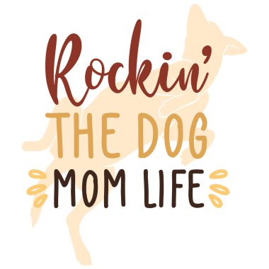  Dog quote vector illustration, vector design for printing