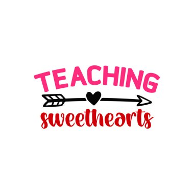 öğretim aşıkları tipografik vektör tasarımı, izole metin, harf kompozisyonu 