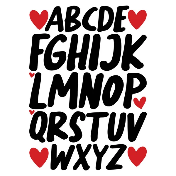 Abc Typografisches Vektordesign Isolierter Text Schriftzusammensetzung — Stockvektor