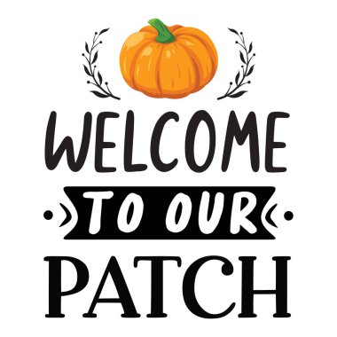 Yama tipografik vektör tasarımına hoş geldiniz, izole edilmiş metin, harf kompozisyonu 