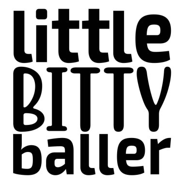 Küçük topçu tipografik vektör tasarımı, izole metin, harf kompozisyonu 