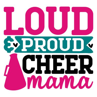 Gururlu tezahürat anne tipografik vektör tasarımı, izole metin, harf kompozisyonu   