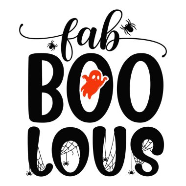 faboolous tipografik vektör tasarımı, izole metin, harf bileşimi    