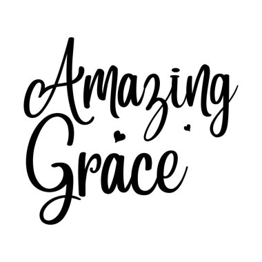 inanılmaz zarafet tipografik vektör tasarımı, izole metin, harf kompozisyonu  