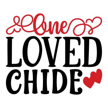 bir sevilen tipografik vektör tasarımı, izole metin, harf kompozisyonu 